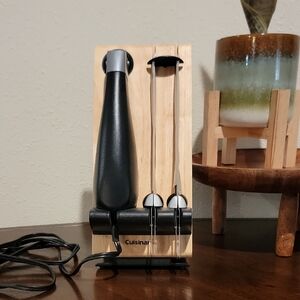 Cuisinart Black and Silver Electric Knife Set